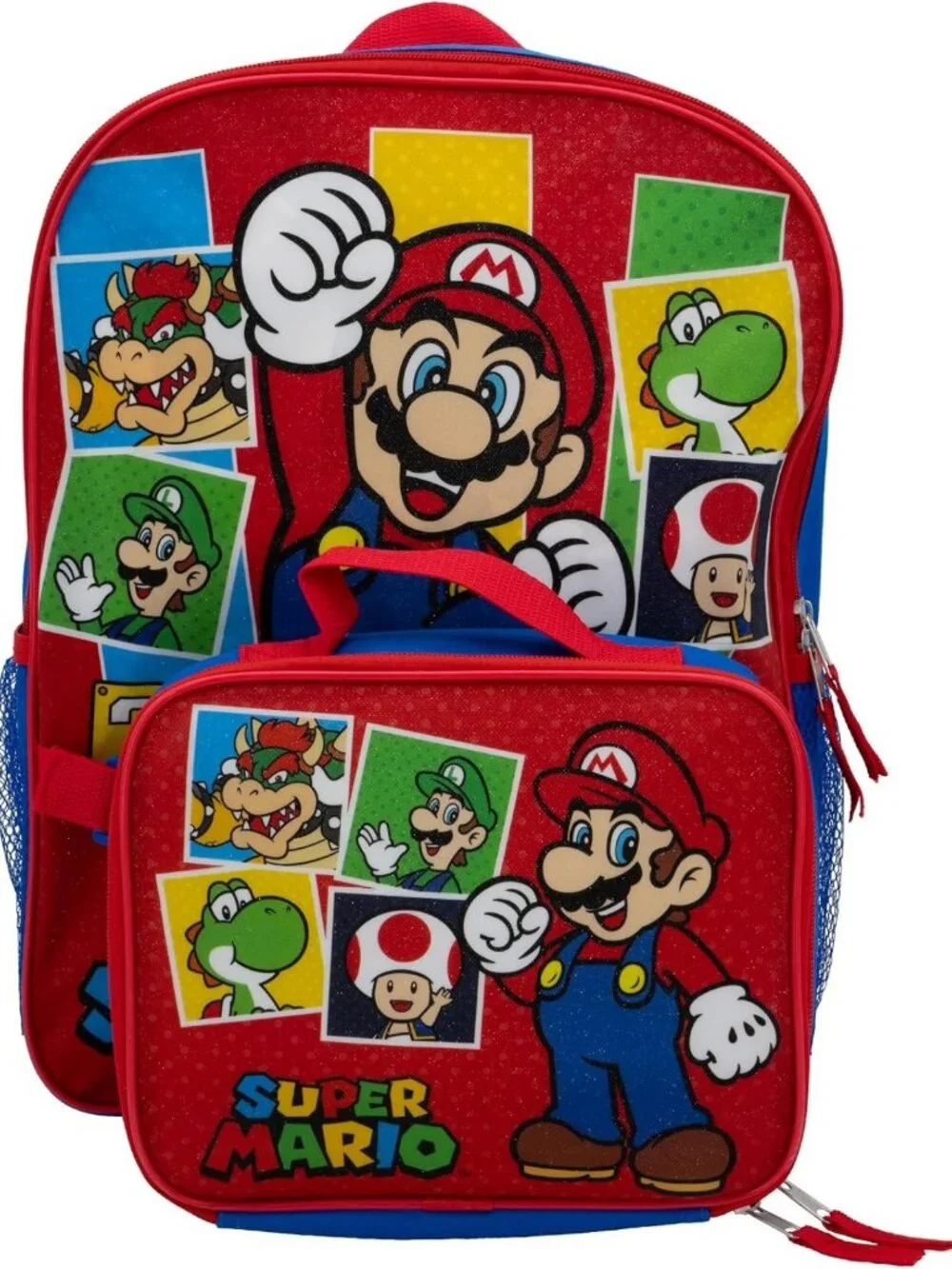 Super Mario 2-Piece Backpack Set for Kids - 16
